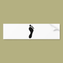 footprint bumper stickers