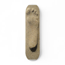 Footprint in the Sand Skateboard