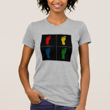 Footprint Pop Art V3 T-shirt