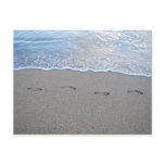 Footprints in Puerto Rico Post Card
