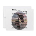 Footprints in the Sand invitations