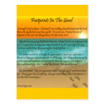 Footprints in the Sand Postcard