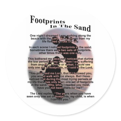 Footprints in the Sand... by classicgodshop