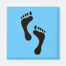 Footprints Magnet