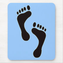 Footprints Mousepad