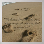 Footsteps in the Sand posters