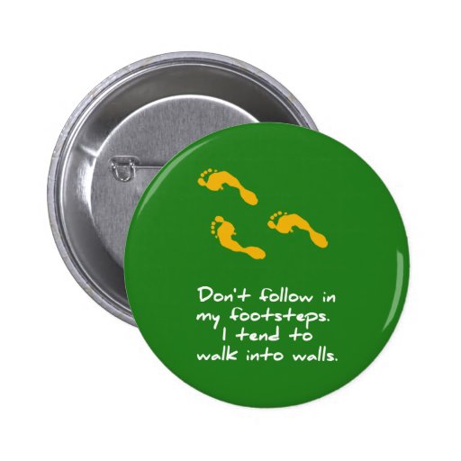 Footsteps Sarcastic Button