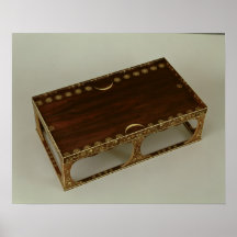 Footstool, with ivory inlay, Nara Posters