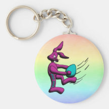 Footy Bunny Key Chain