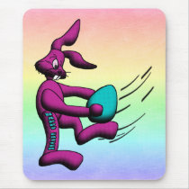 Footy Bunny Mouse Pads