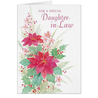 Merry Christmas To My Daughter Cards, Photocards, Invitations &amp; More