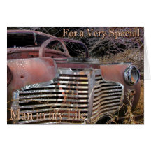 For a Special Man Greeting Cards