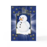For a Special Son on Christmas Card