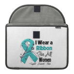 For All Women - Ovarian Cancer Awareness Sleeve For MacBooks