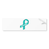 For All Women (Teal Ribbon) Bumper Stickers