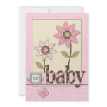 For Baby Girl Invitation