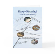 For boyfriend, Fishing jokes birthday card