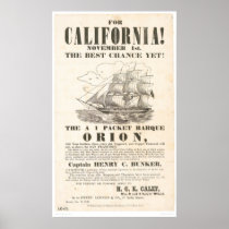 For California!..."Orion" Advertisement (1281A) Print