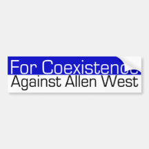 For Coexistence Bumper Sticker