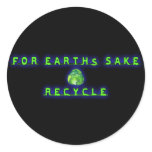 For Earht's Sake, Recycle Stickers