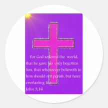 For God So Loved The World Stickers