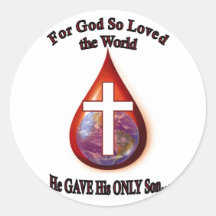 For God So Loved the World Stickers