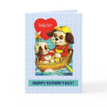 For Godfather on  Father's Day Greeting Card