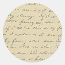 For History Buffs: Lincoln's Letter to Greeley Sticker