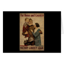 For Home and Country Victory Liberty Loan Cards