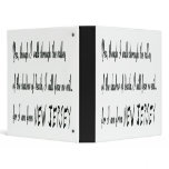 For I Am From New Jersey Binder