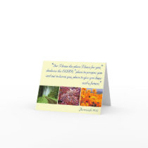 For I know the plans... notecard