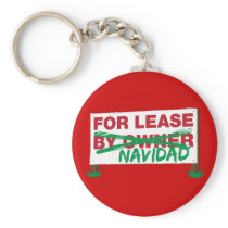 For Lease Navidad - Feliz Navidad Funny Christmas keychains
