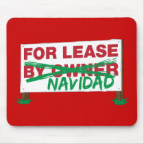 For Lease Navidad - Feliz Navidad Funny Christmas mousepads