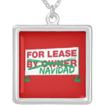 For Lease Navidad - Feliz Navidad Funny Christmas Custom Necklace