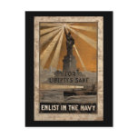 For Liberty's Sake Enlist In The Navy1 Post Card