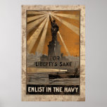 For Liberty's Sake Enlist In The Navy1 Posters