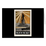 For Liberty's Sake Enlist In The Navy Greeting Cards