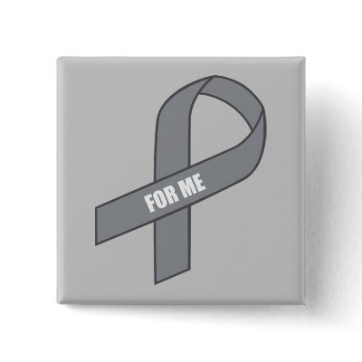 For Me (Grey / Silver Awareness Ribbon) by HelpRaiseAwareness
