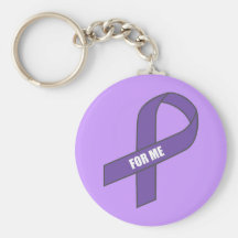 For Me (Purple Ribbon) Key Chain