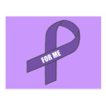 For Me (Purple Ribbon) Post Cards