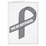For My Boyfriend (Grey / Silver Awareness Ribbon)