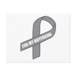 For My Boyfriend (Grey / Silver Awareness Ribbon)