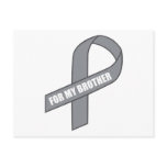 For My Brother (Grey / Silver Awareness Ribbon)