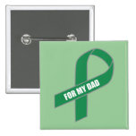 For My Dad (Green Ribbon) Buttons
