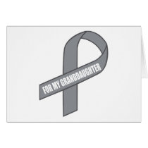 For My Granddaughter (Grey / Silver Ribbon)