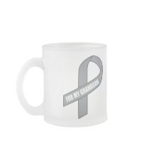 For My Grandson (Grey / Silver Awareness) Mugs