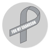 For My Grandson (Grey / Silver Awareness)