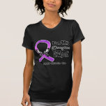 For My Hero My Daughter - Purple Ribbon Awareness Tee Shirts