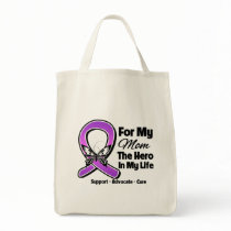 For My Hero My Mom- Purple Ribbon Awareness Bags