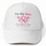 For My Hero Tribal Ribbon Breast Cancer Hat